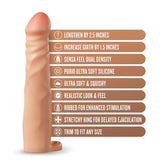 Performance Plus 3 Inch Silicone Penis Extender Sleeve Beige SLEEVES